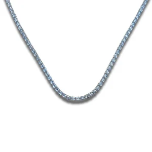 สร้อยคอเรือนแพ ชุบขาว