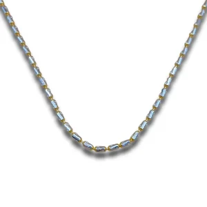 สร้อยคอถังเบียร์ 2 สี