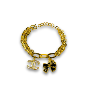 2in1 โซ่ยุโรป CH สีดำพลอย