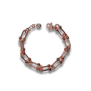 โซ่ TF พลอย ชุบพิ้งค์โกลด์